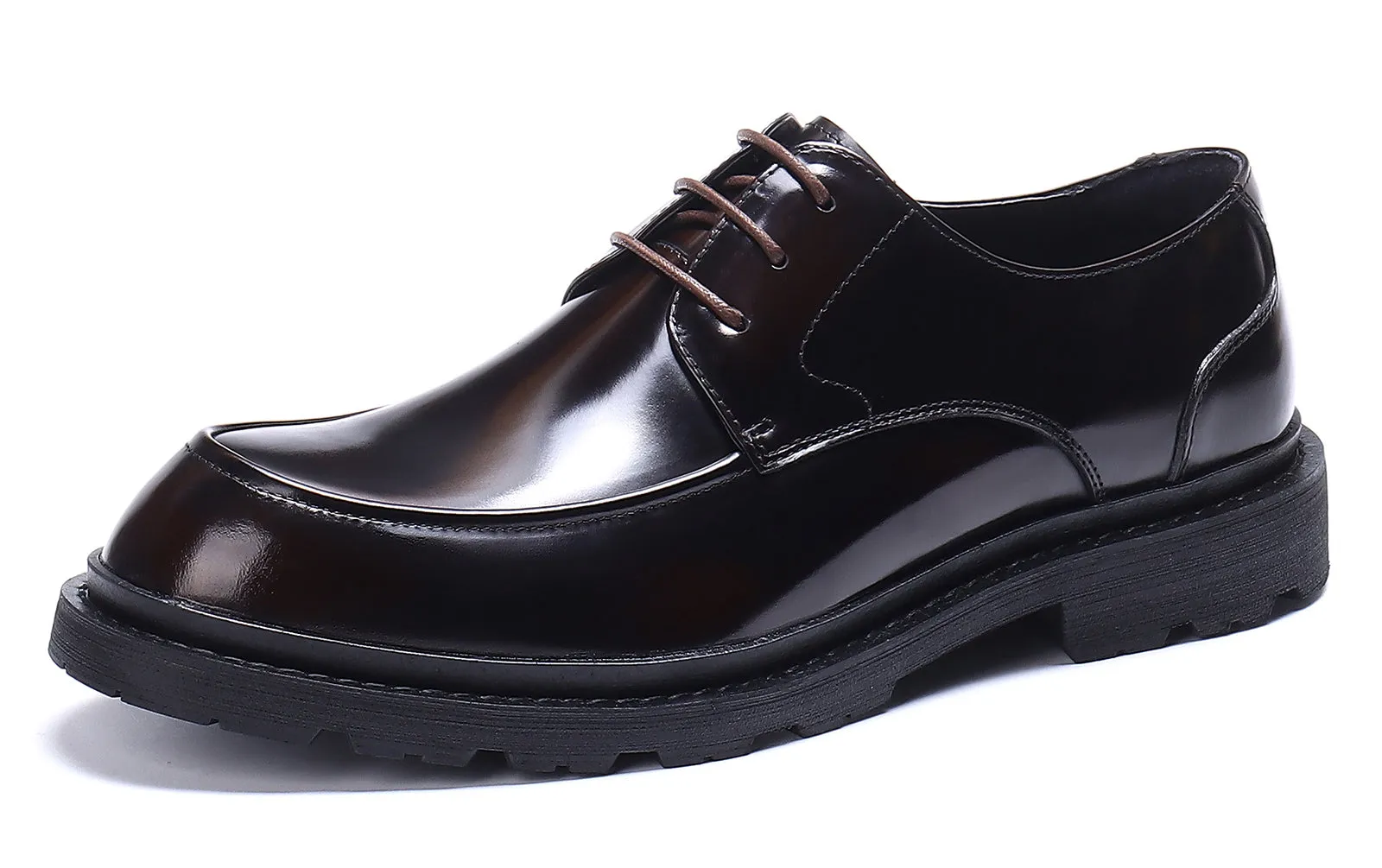 Men's Dress Formal Patent Leather Derby