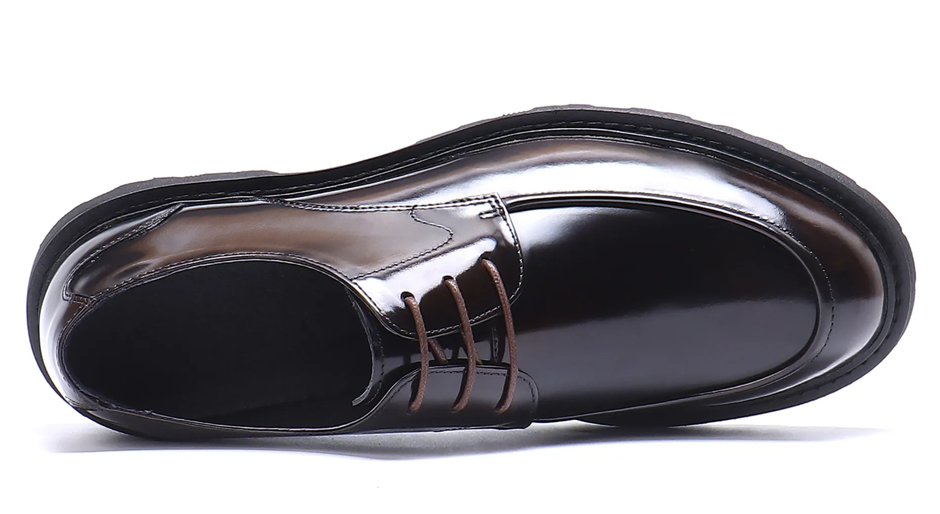 Men's Dress Formal Patent Leather Derby