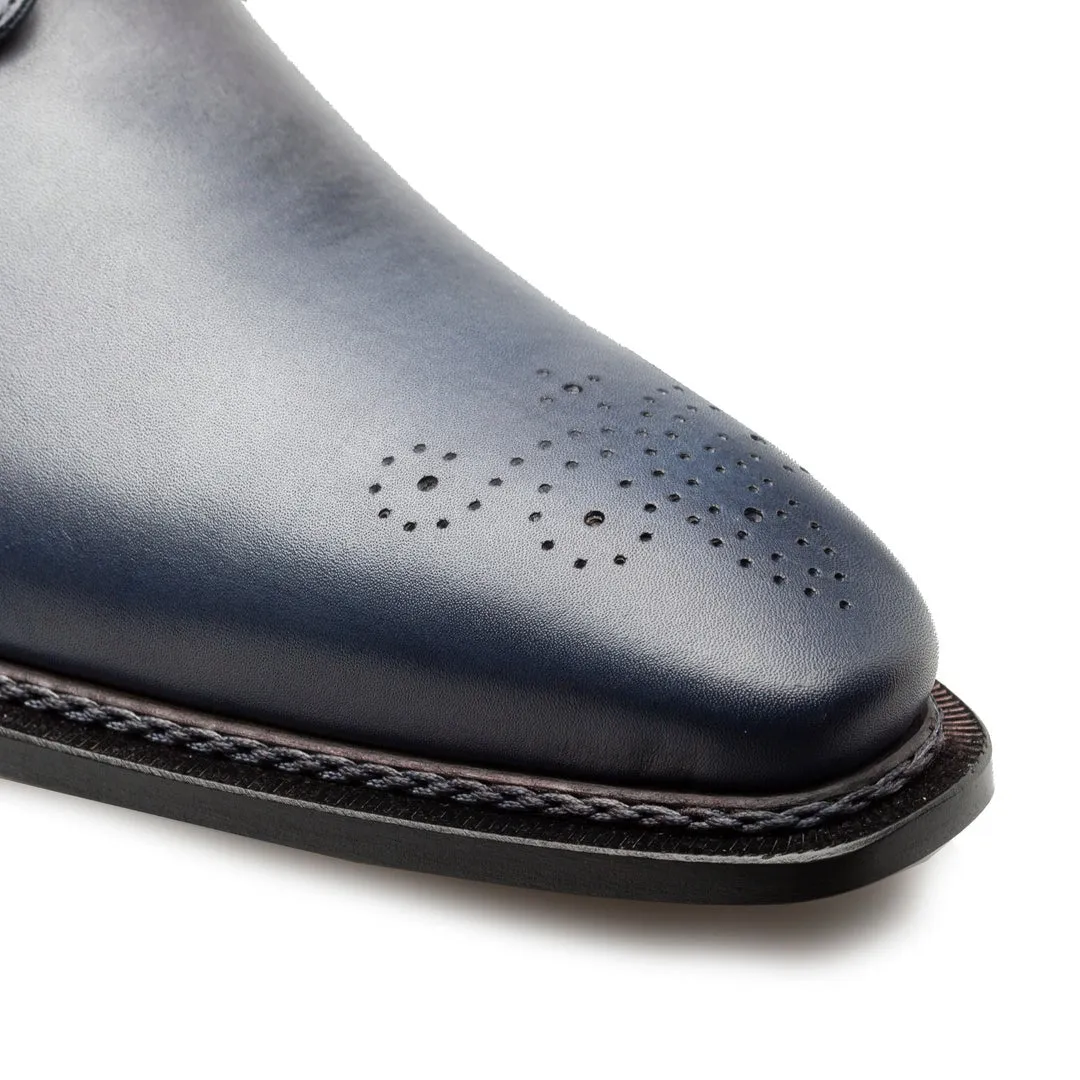 Mezlan Principe 20842 Men's Shoes Gray & Rust Patina Leather Derby (MZ3683)
