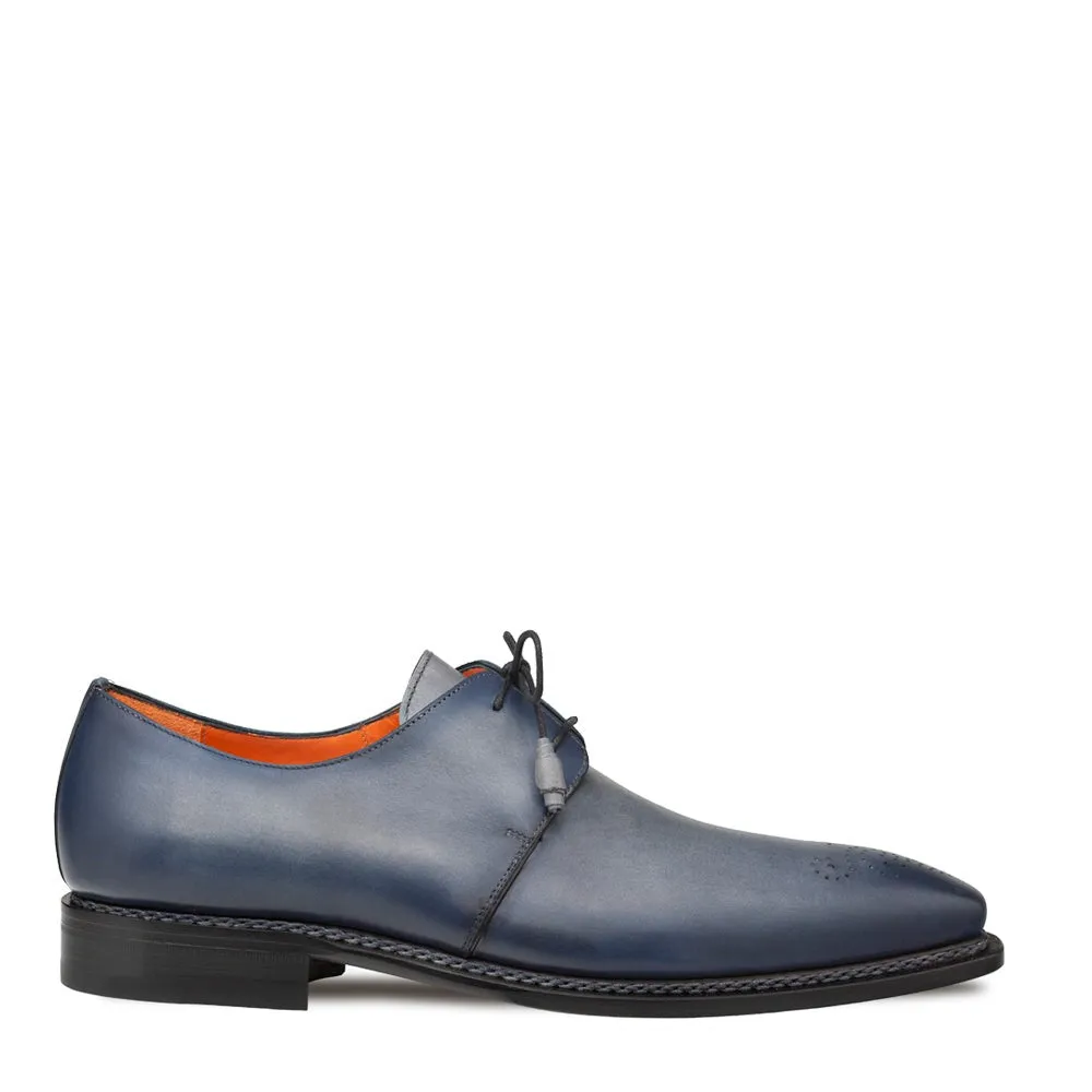 Mezlan Principe 20842 Men's Shoes Gray & Rust Patina Leather Derby (MZ3683)