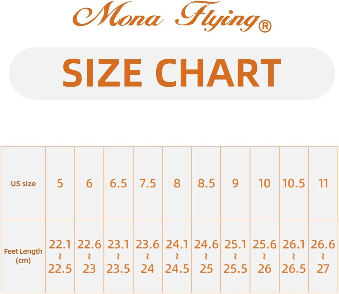 Mona flying Women's Vintage Leather Pump Chunky Heel Round Toe Office Dress Shoes for Ladies