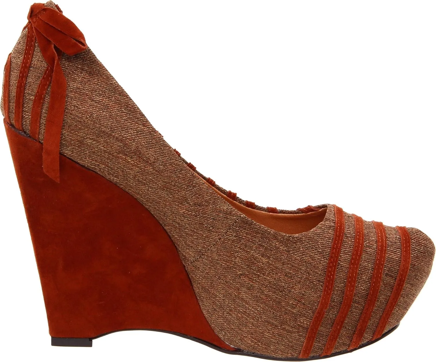 Naughty Monkey Women's Tight Rope Wedge Pump