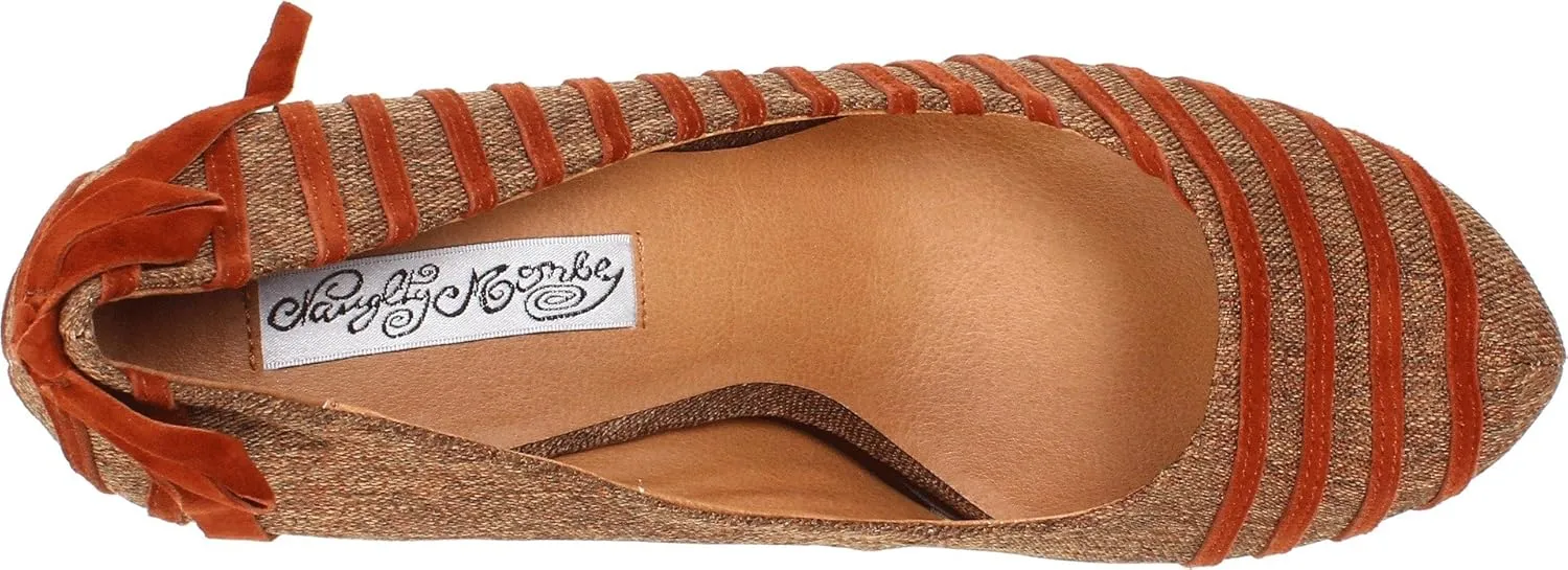 Naughty Monkey Women's Tight Rope Wedge Pump