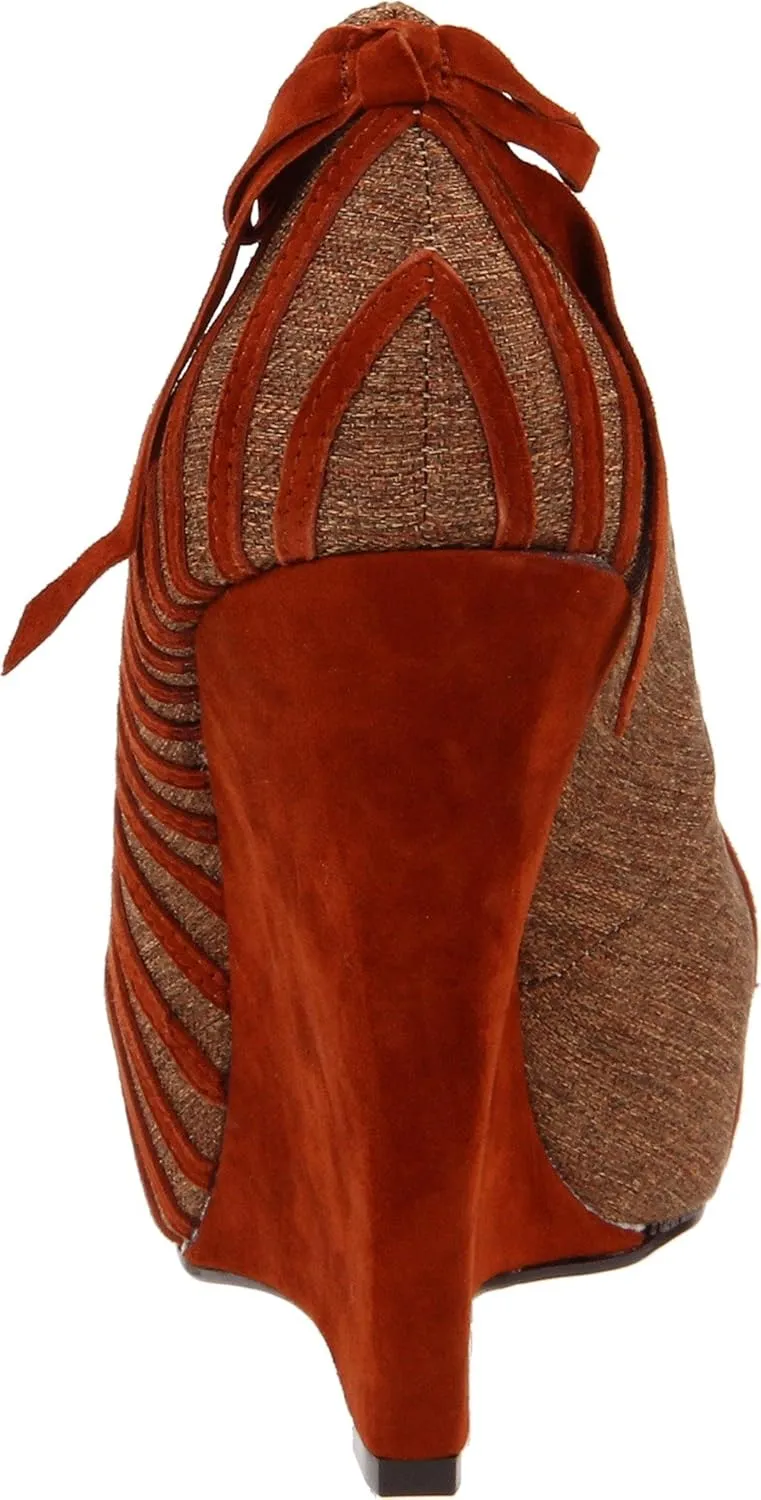 Naughty Monkey Women's Tight Rope Wedge Pump