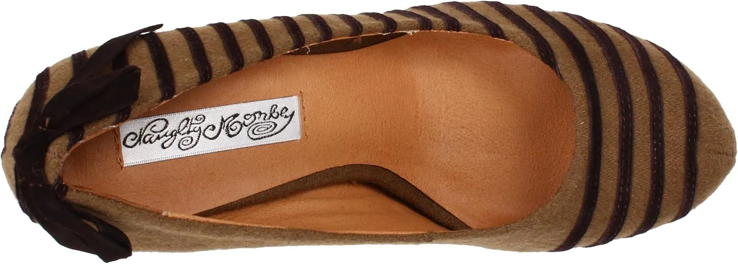 Naughty Monkey Women's Tight Rope Wedge Pump