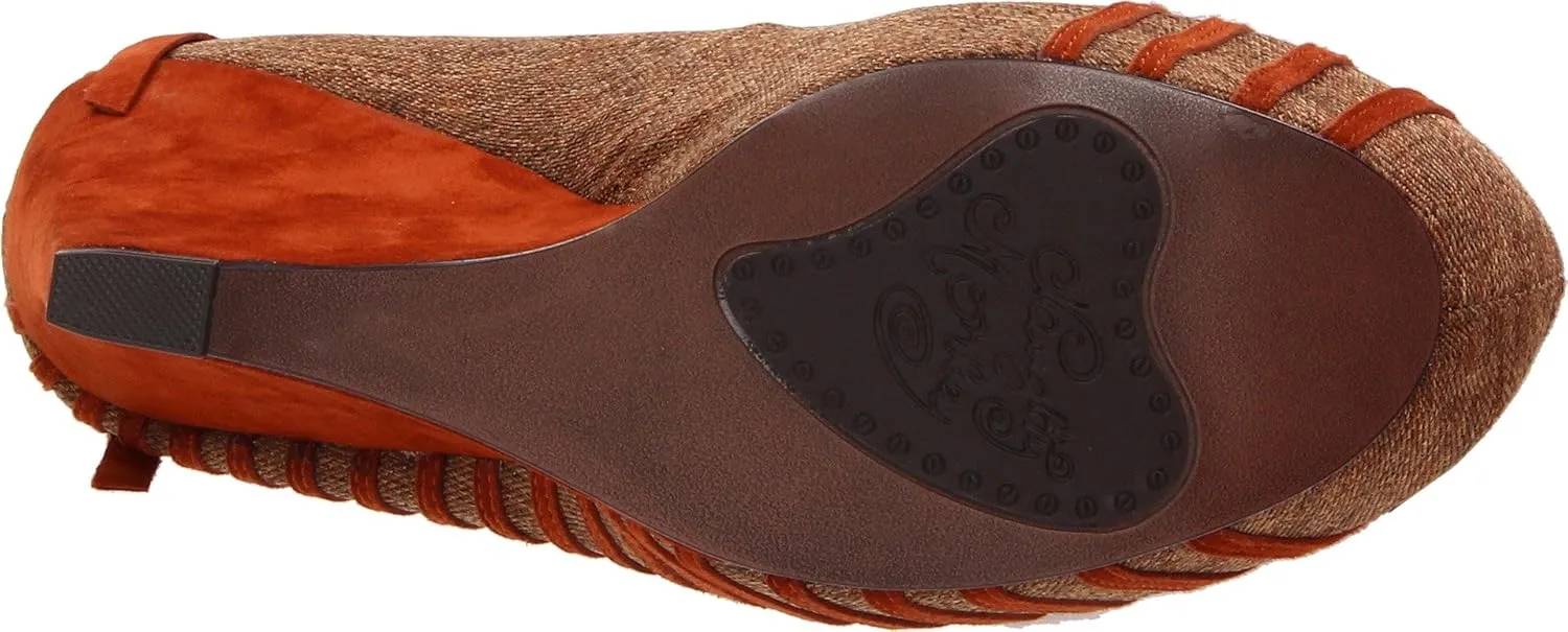 Naughty Monkey Women's Tight Rope Wedge Pump