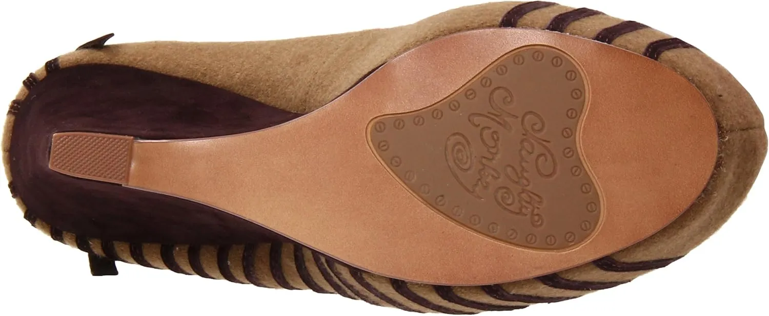 Naughty Monkey Women's Tight Rope Wedge Pump