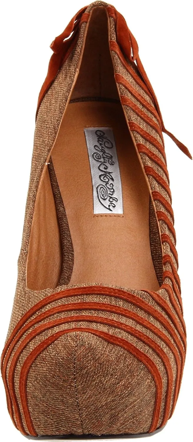 Naughty Monkey Women's Tight Rope Wedge Pump