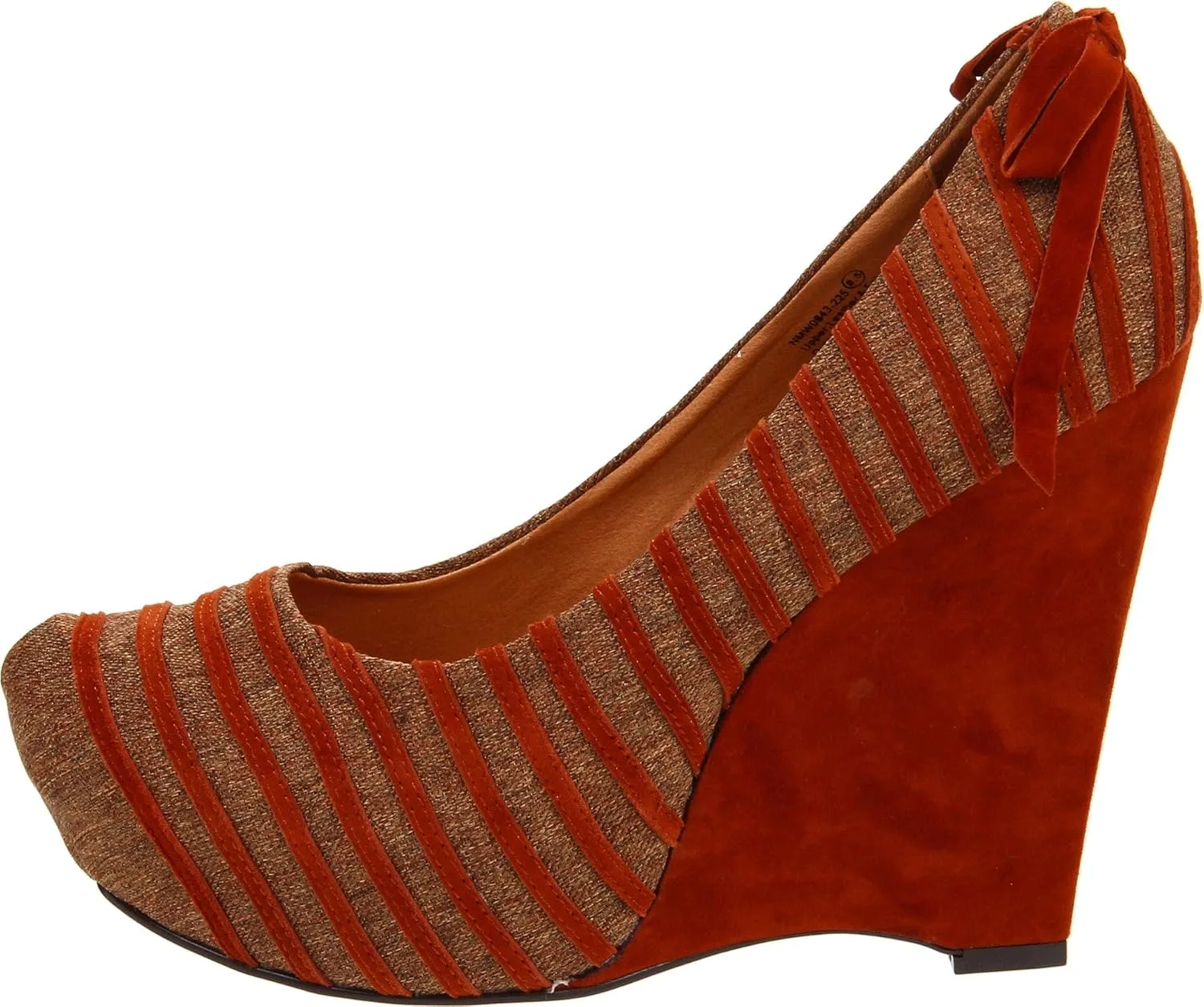 Naughty Monkey Women's Tight Rope Wedge Pump