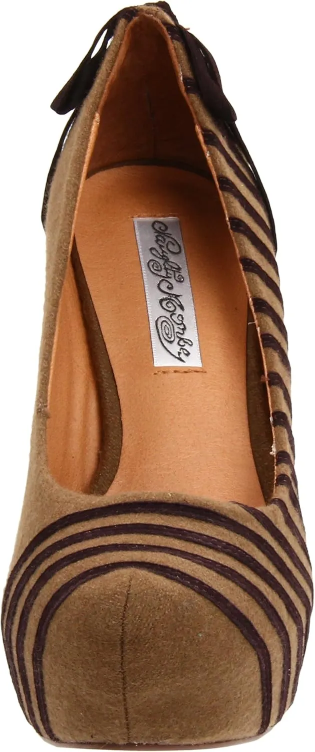 Naughty Monkey Women's Tight Rope Wedge Pump