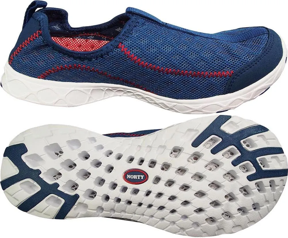 NORTY - Slip-On Water Shoes for Women for Water Sports and Water Aerobics - Protective Soles - Lightweight