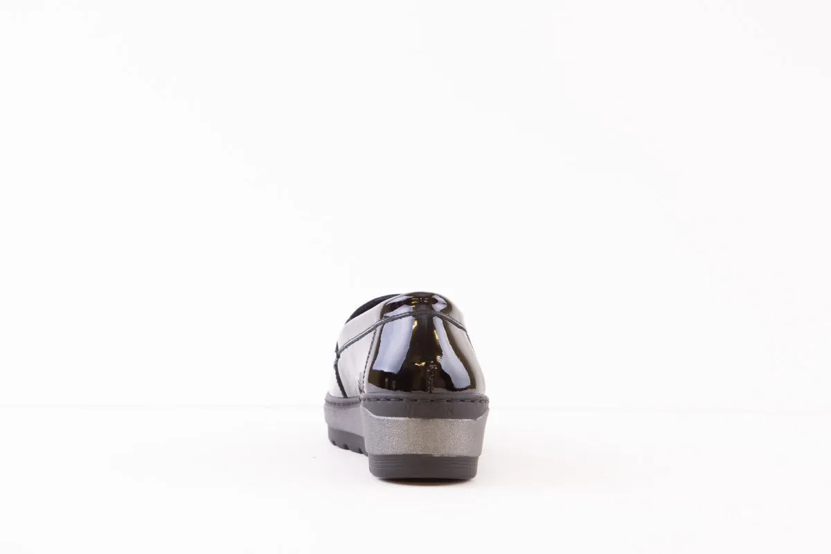 NOTTON - 0151 SLIP-ON SHOE - BLACK PATENT