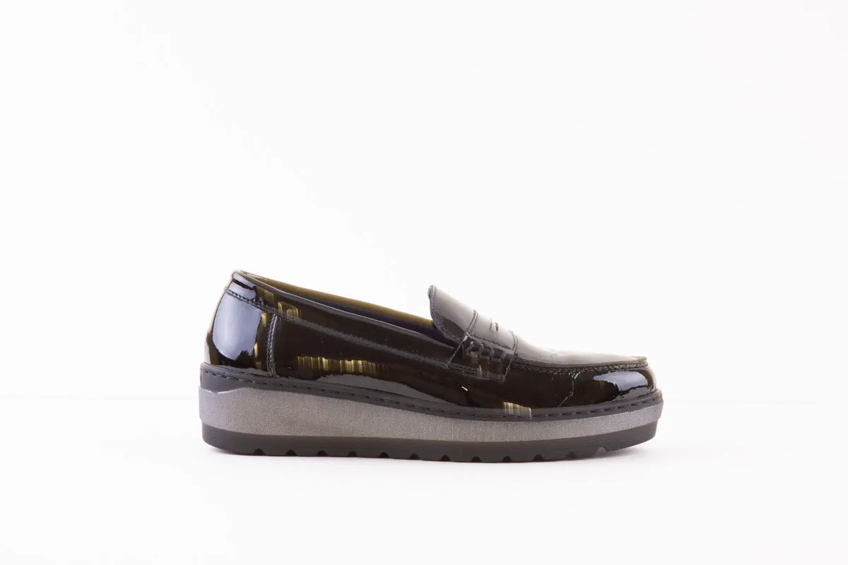 NOTTON - 0151 SLIP-ON SHOE - BLACK PATENT