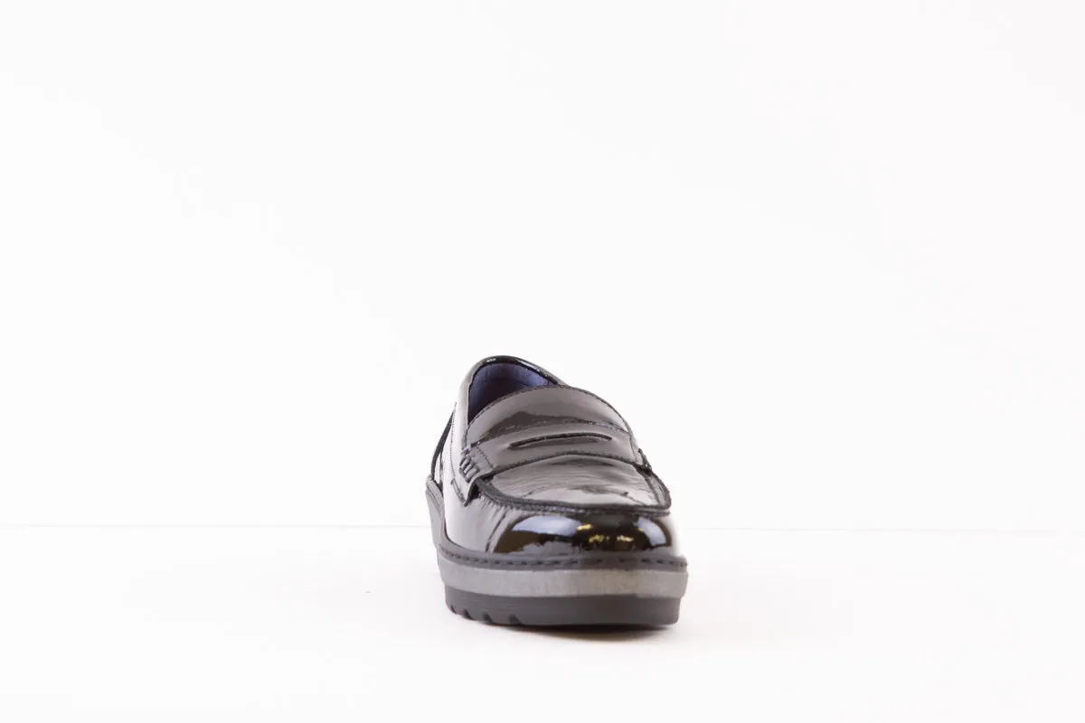 NOTTON - 0151 SLIP-ON SHOE - BLACK PATENT