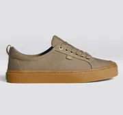 OCA Low Gum Burnt Sand Canvas Sneaker