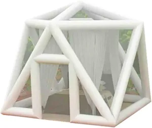 Outdoor Inflatable Bubble Tent Garden Dome Single Tunnel Greenhouse Gazebo Canopy Camping Backyard Transparent Tent Large Tent