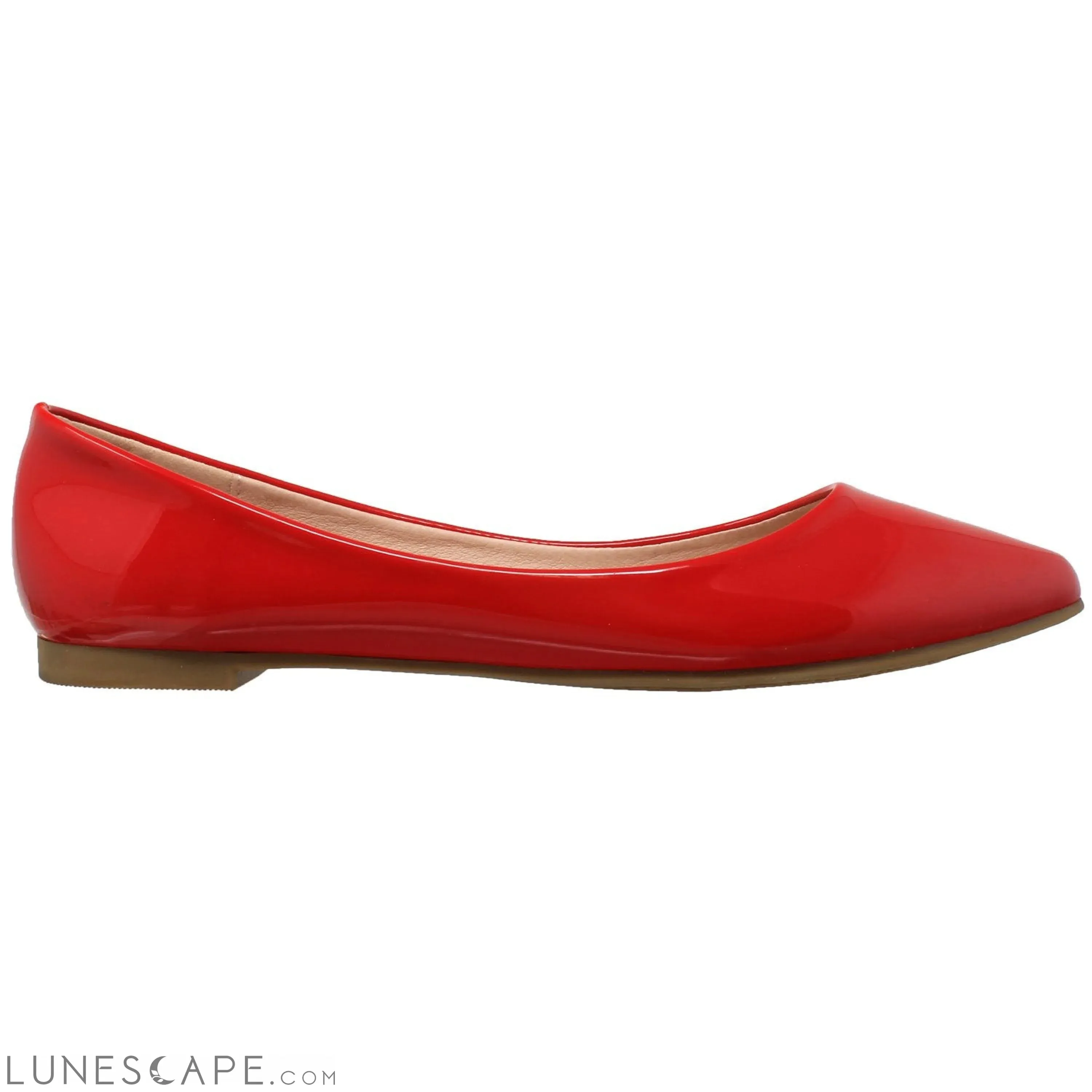 Patent Leather Pointed Toe Ballet Flat