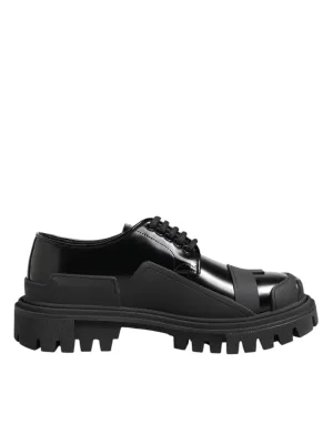 Patent Worldwide availability Dolce Contemporary & Leather Trekking Gabbana Shoes Derby Black