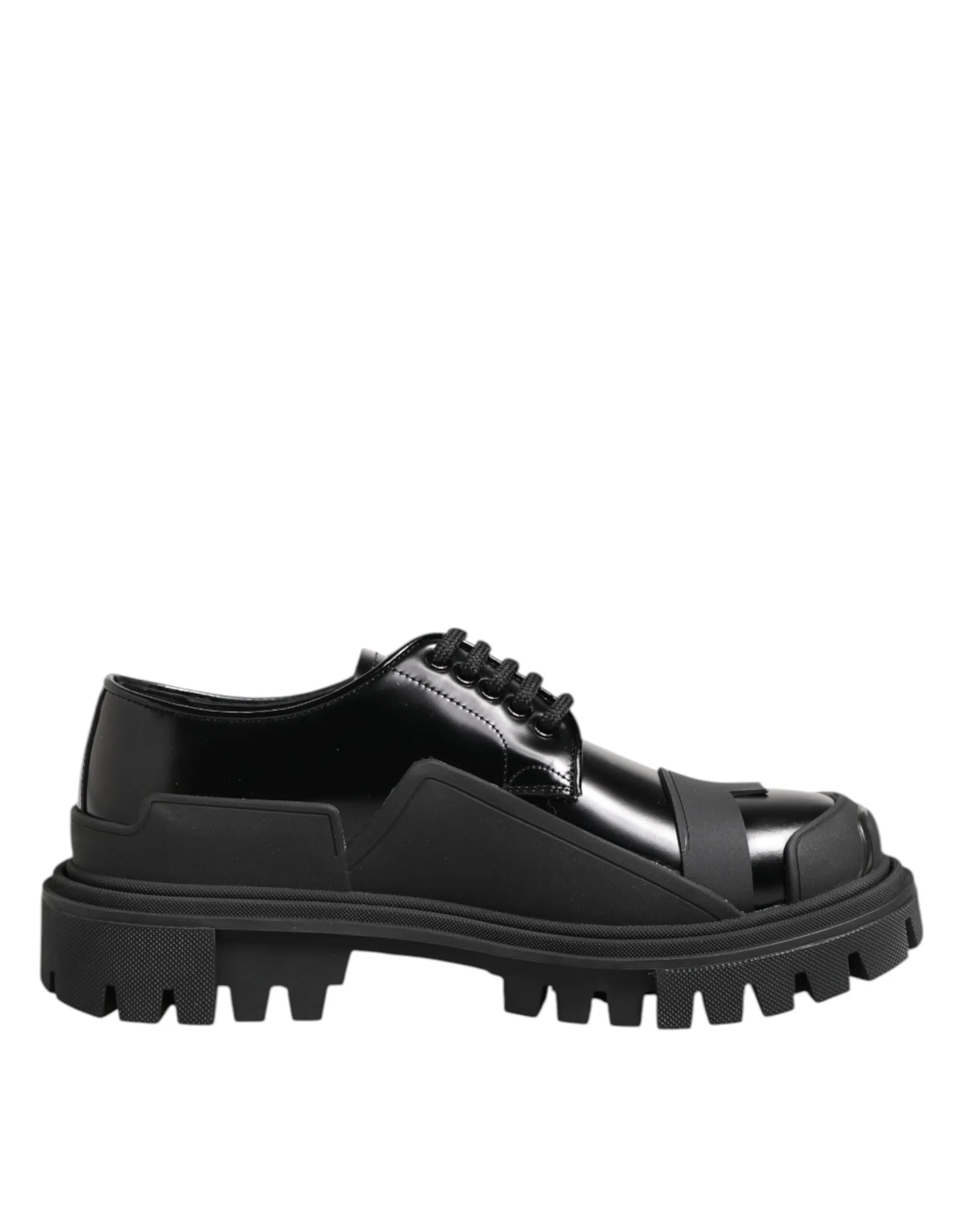 Patent Worldwide availability Dolce Contemporary & Leather Trekking Gabbana Shoes Derby Black