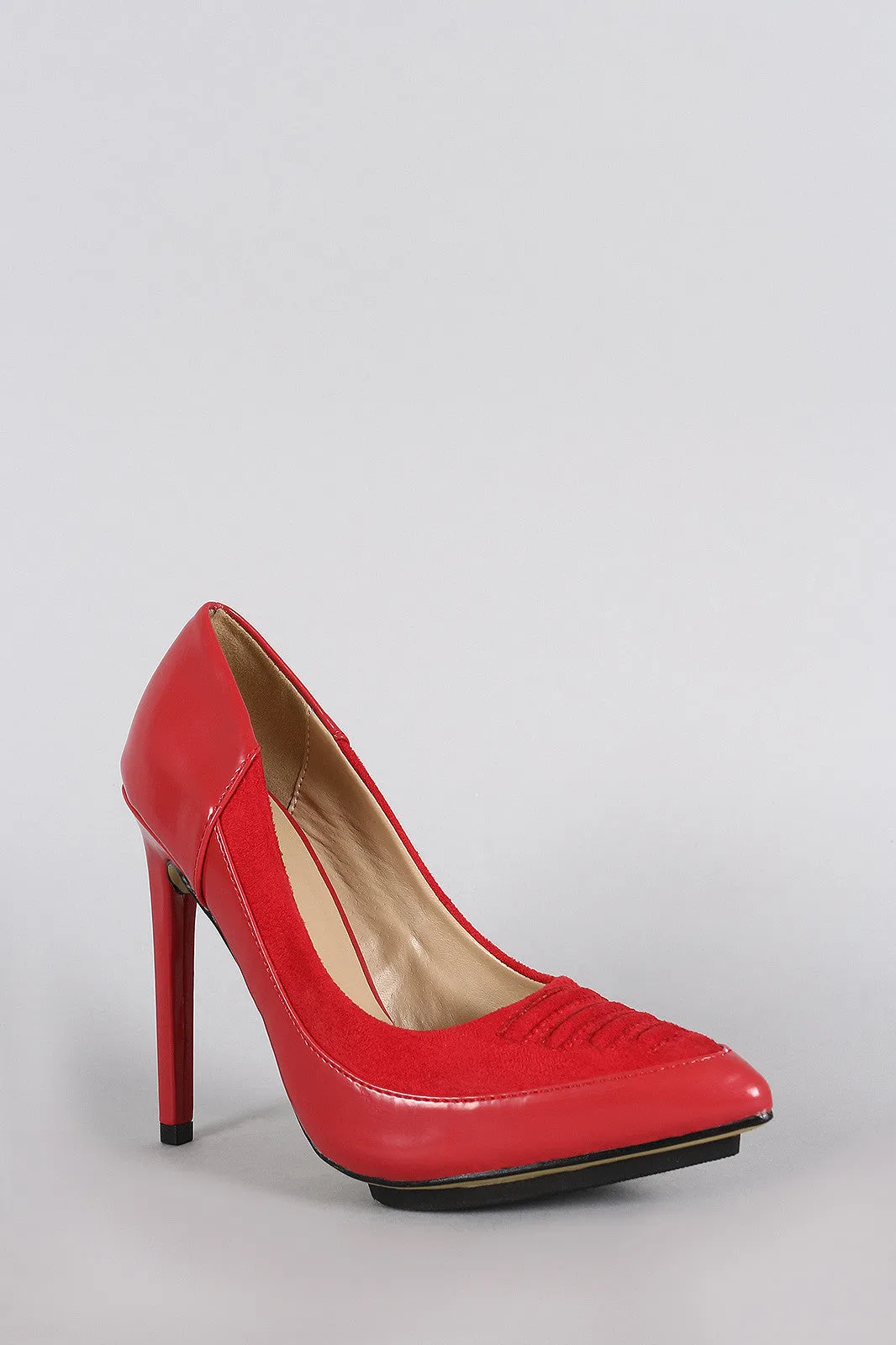 Pointy Wireless Limited stock Stiletto Trim Toe Pump Stitched