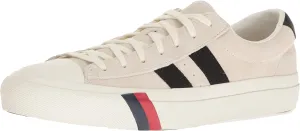 Pro-Keds Men's Royal Plus Classic Suede Sneaker, Cream, 10