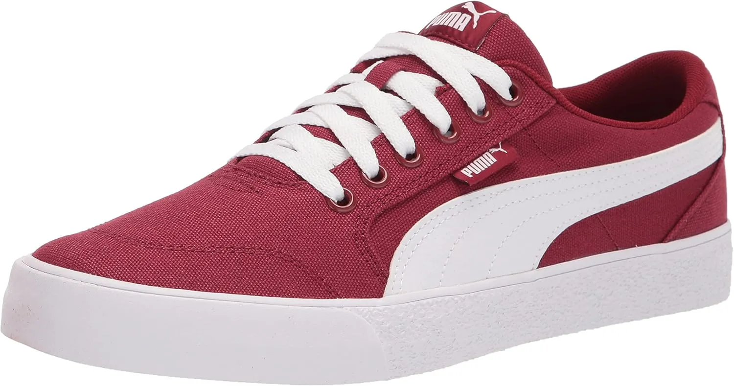 Puma Men's C-Skate Vulc Sneaker, Intense Red White, 6