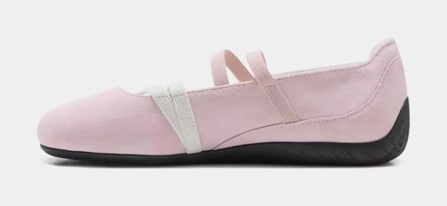 PUMA Speedcat Ballet Suede Womens Lifestyle Shoes (Whisp of Pink/Warm White)