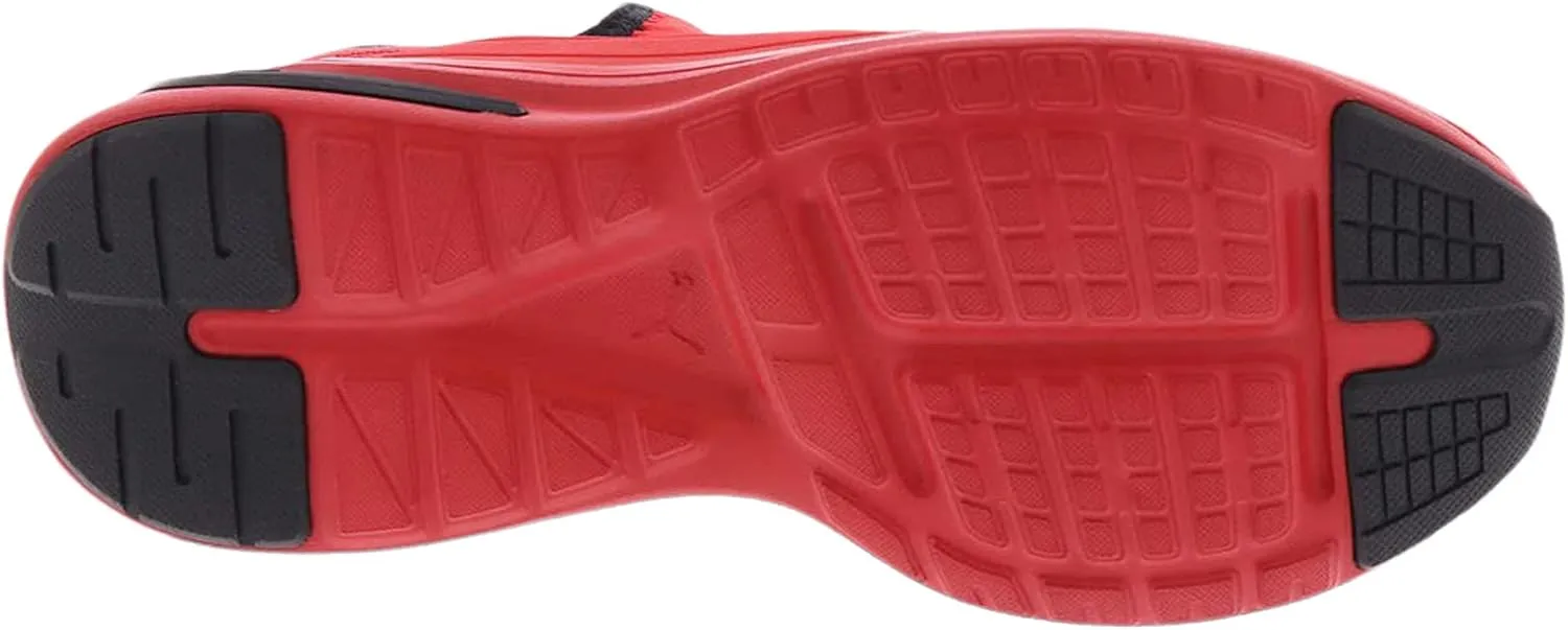 PUMA Unisex-Child Softride Shoes Soft Enzo Evo Slip On Sneaker, for All Time Red Black, 6 US Big Kid