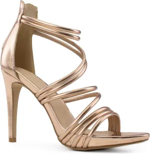 RF ROOM OF FASHION Women's High Stiletto Heel Evening Dress Pump Sandals