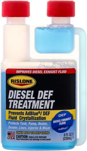 Rislone 4780 Diesel DEF Treatment | Prevents AdBlue/DEF Fluid Crystallization, 8 oz