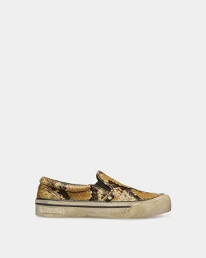 Santa Ana Slip-on Sneaker In Python Print