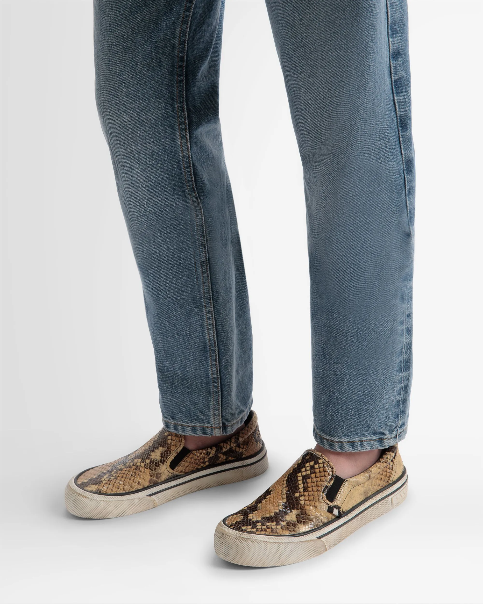 Santa Ana Slip-on Sneaker In Python Print