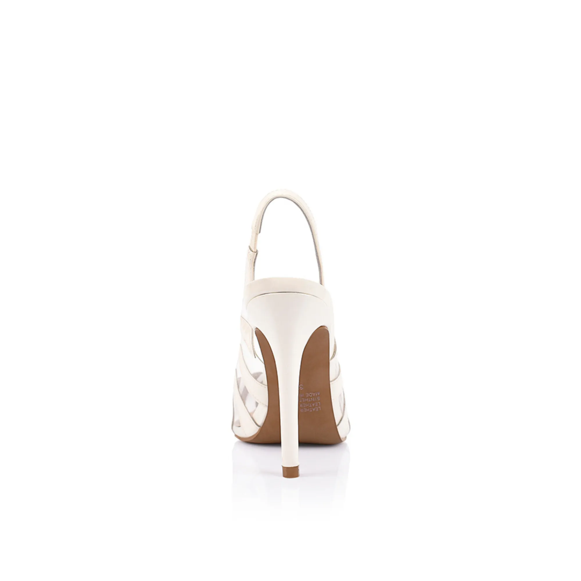 Sasha Pump Vinylite & Ivory Patent Leather