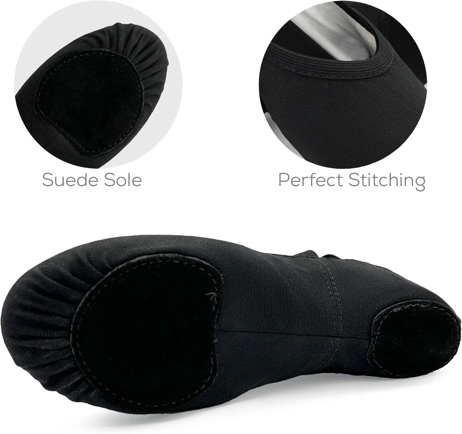 SD16 Bliss, Stretch Canvas Split Sole Ballet Shoes for Adults, Women, High Performance