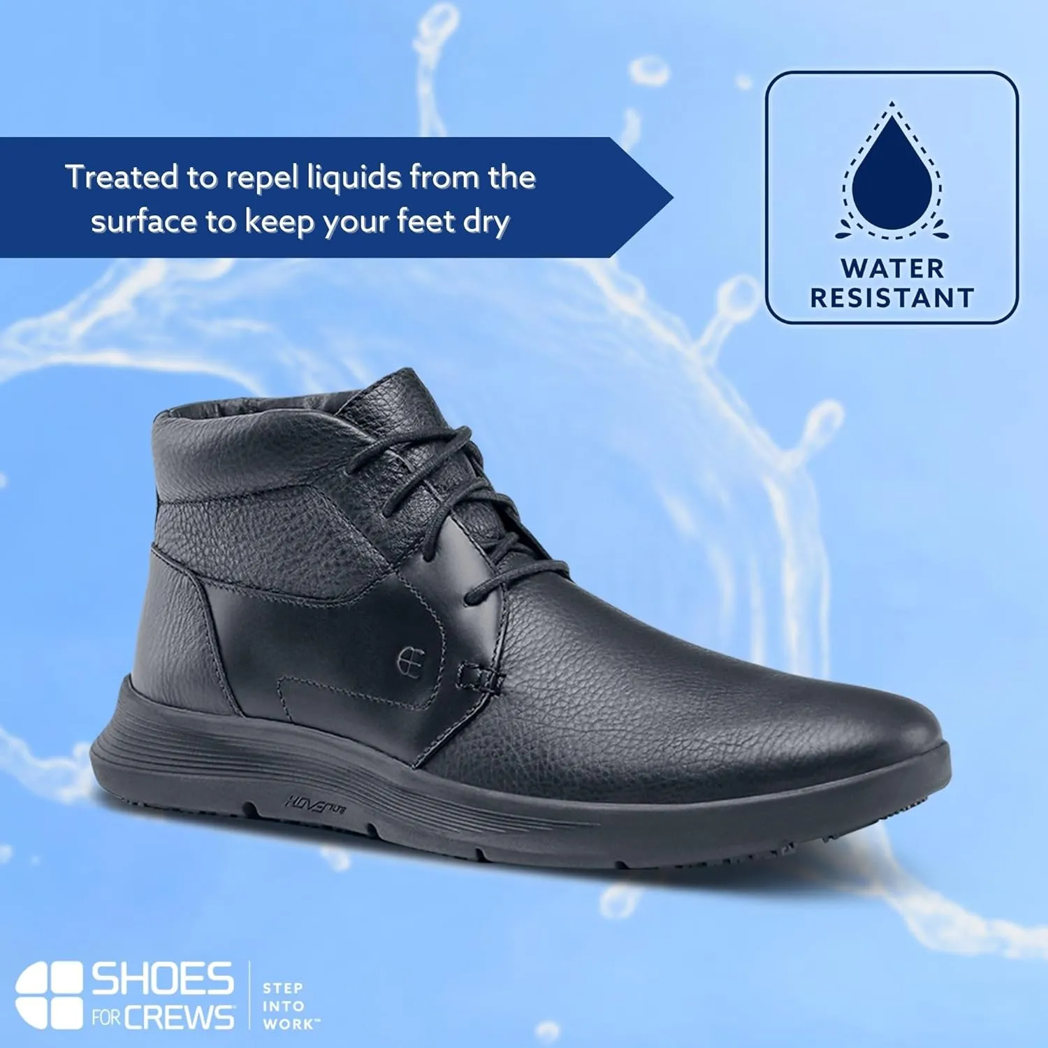 Shoes for Crews Holden, Men's Slip Resistant Food Service Work Sneaker