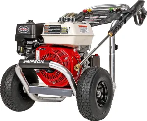 Simpson Cleaning 3600 PSI Gas Pressure Washer, 2.5 GPM Power Washer for Commercial Use, Honda GX200 Engine, 35-Foot MorFlex Hose, Aluminum Series, 49-State (ALH3425)