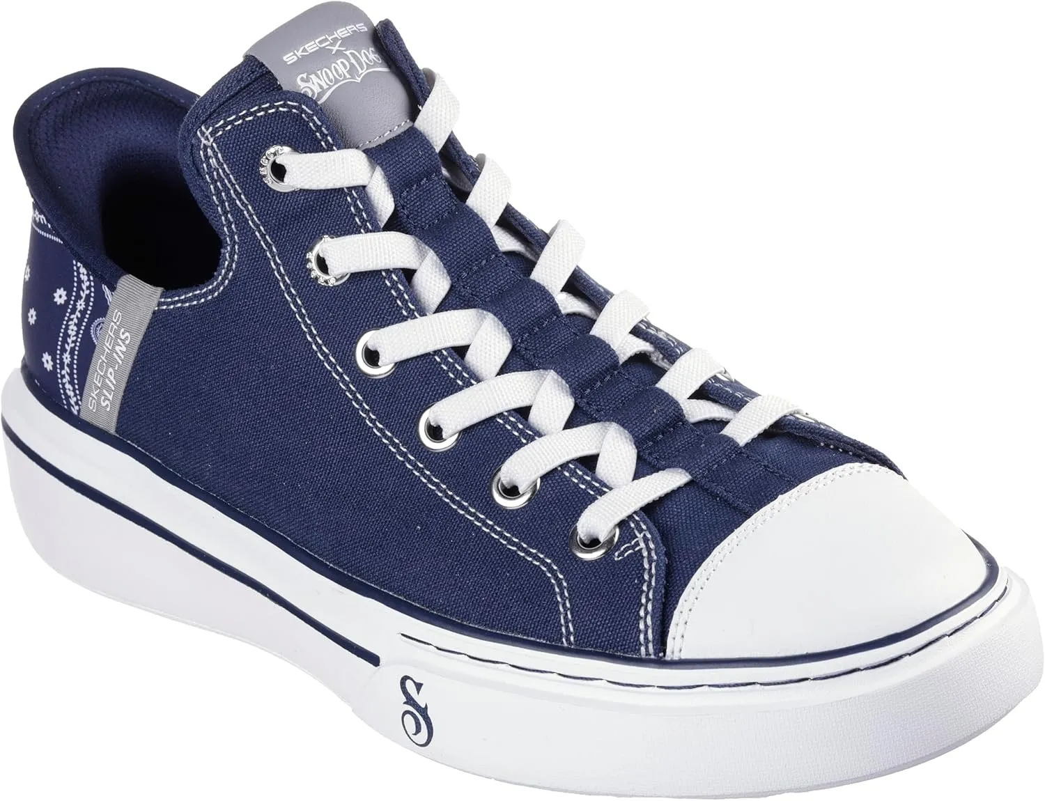 Skechers Men's Snoop Dogg:Snoop One-Og Canvas Hands Free Slip-ins Sneaker
