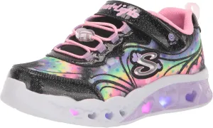 Skechers Unisex-Child Flutter Heart Lights-Groovy Sneaker
