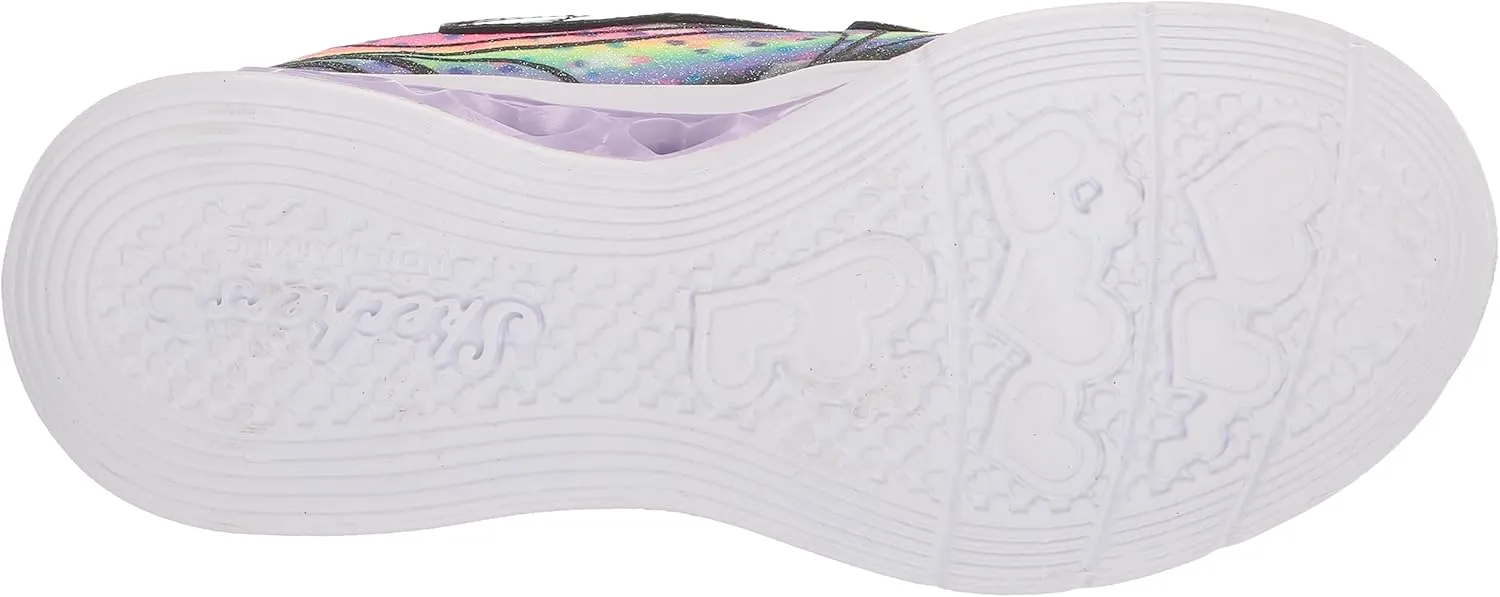 Skechers Unisex-Child Flutter Heart Lights-Groovy Sneaker