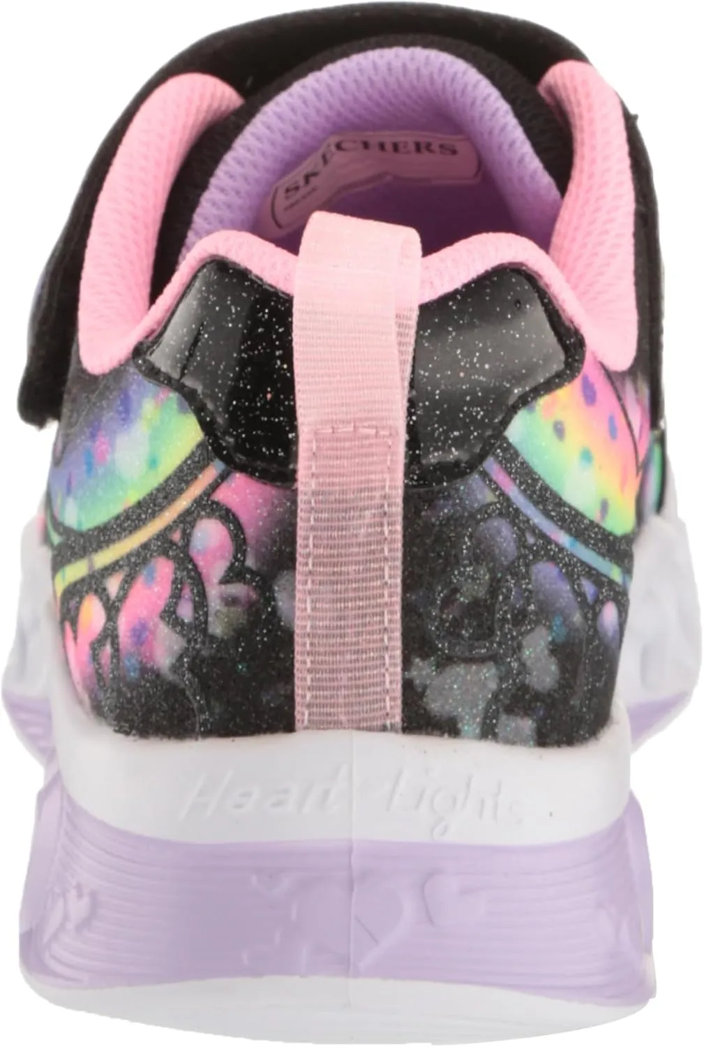 Skechers Unisex-Child Flutter Heart Lights-Groovy Sneaker
