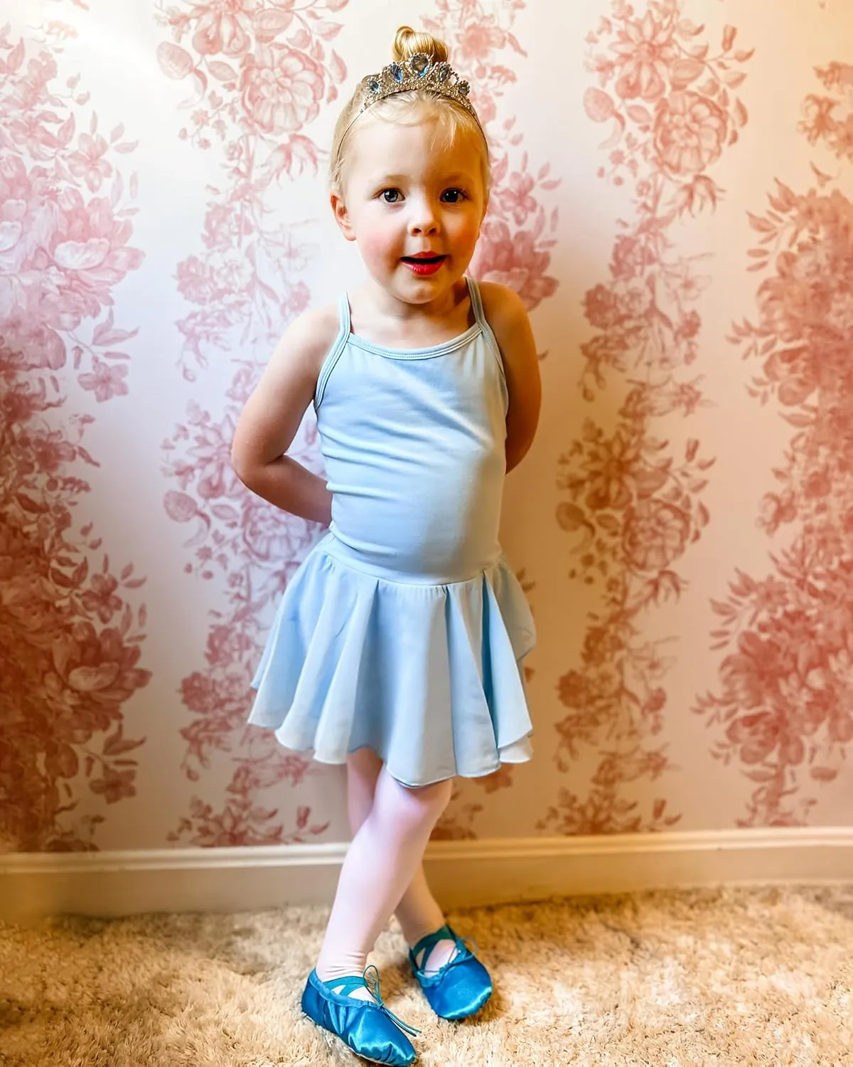 Stelle Ballet Shoes for Girls Satin/Ribbons Ballet Slippers Dance Shoes(Toddler/Little/Big Kids)