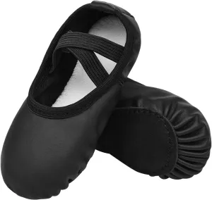 Stelle Girls Ballet Shoes Boys Toddler Soft Leather Dance Slippers for Toddler/Little Kid/Big Kid