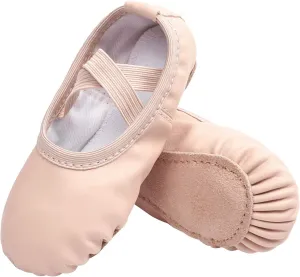Stelle Girls Ballet Shoes Boys Toddler Soft Leather Dance Slippers for Toddler/Little Kid/Big Kid