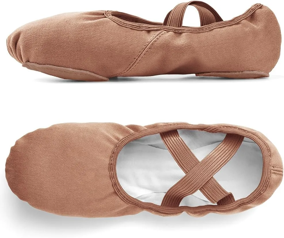 Stelle Women Ballet Shoes Highly Stretch Canvas Adult Ballet Slippers Split Sole Yoga Dance Shoe for Girls Boys