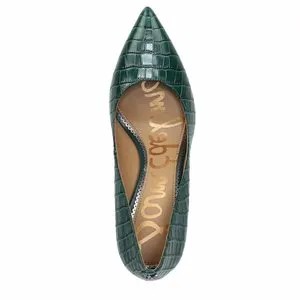 Stiletto Hazel Ivy Wide Edelman On Green Pointed Heel Toe Sam Slip Pumps Smart Helpful
