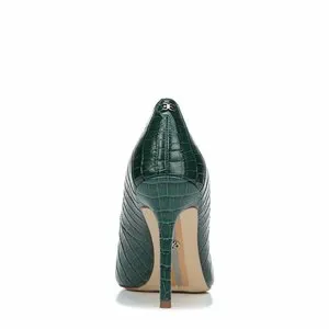 Stiletto Hazel Ivy Wide Edelman On Green Pointed Heel Toe Sam Slip Pumps Smart Helpful
