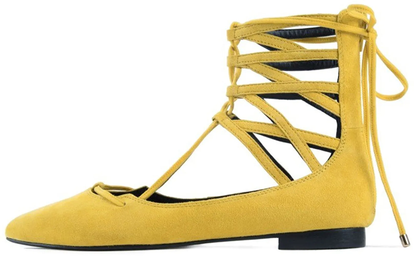 Strappy Campbell Tie Up Toe Flats Atrium Sandals Specialized range Up Pointed Upper Lace Jeffrey Sustainable