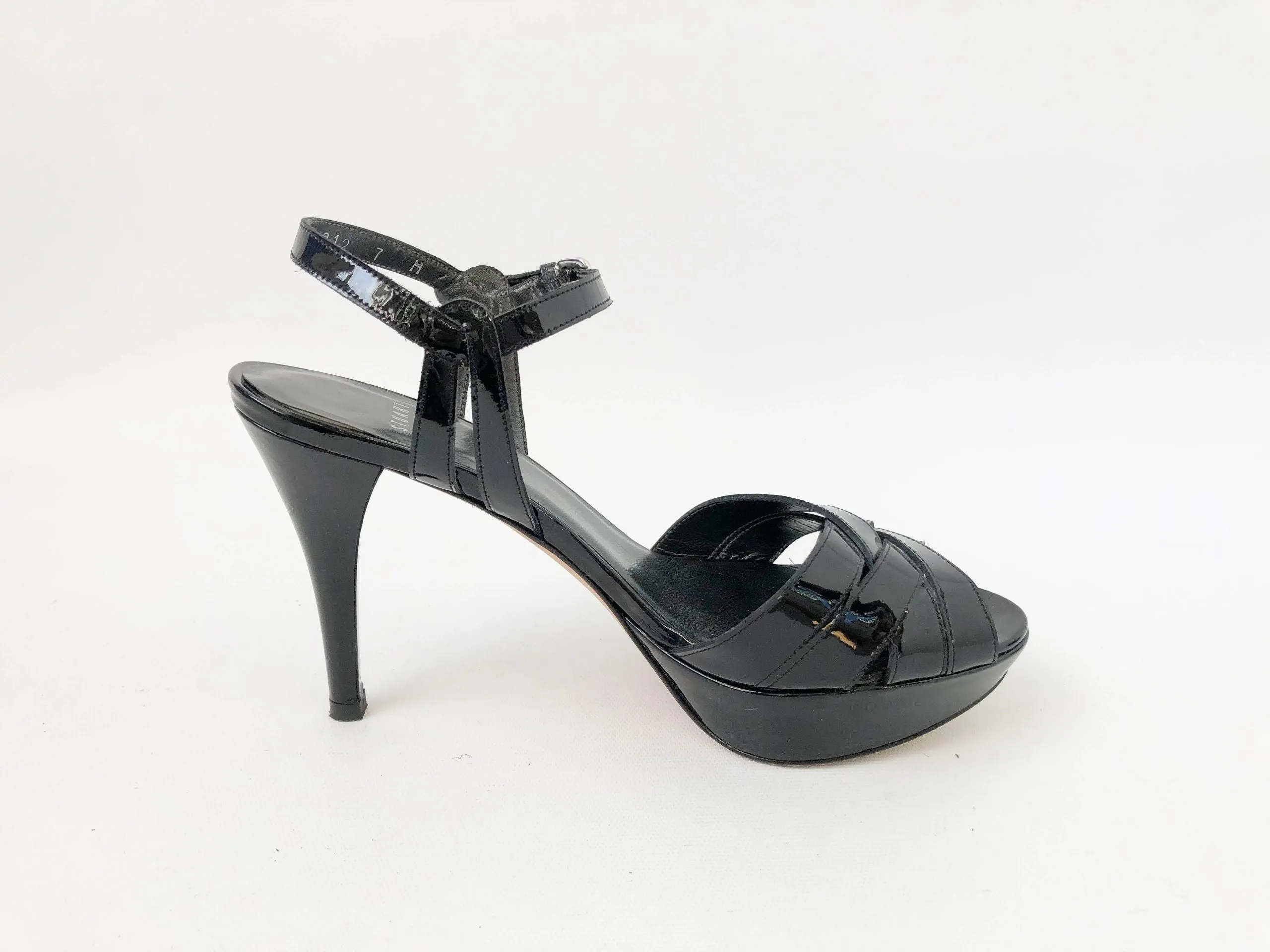 Stuart Weitzman Patent Platform Pump Size 7