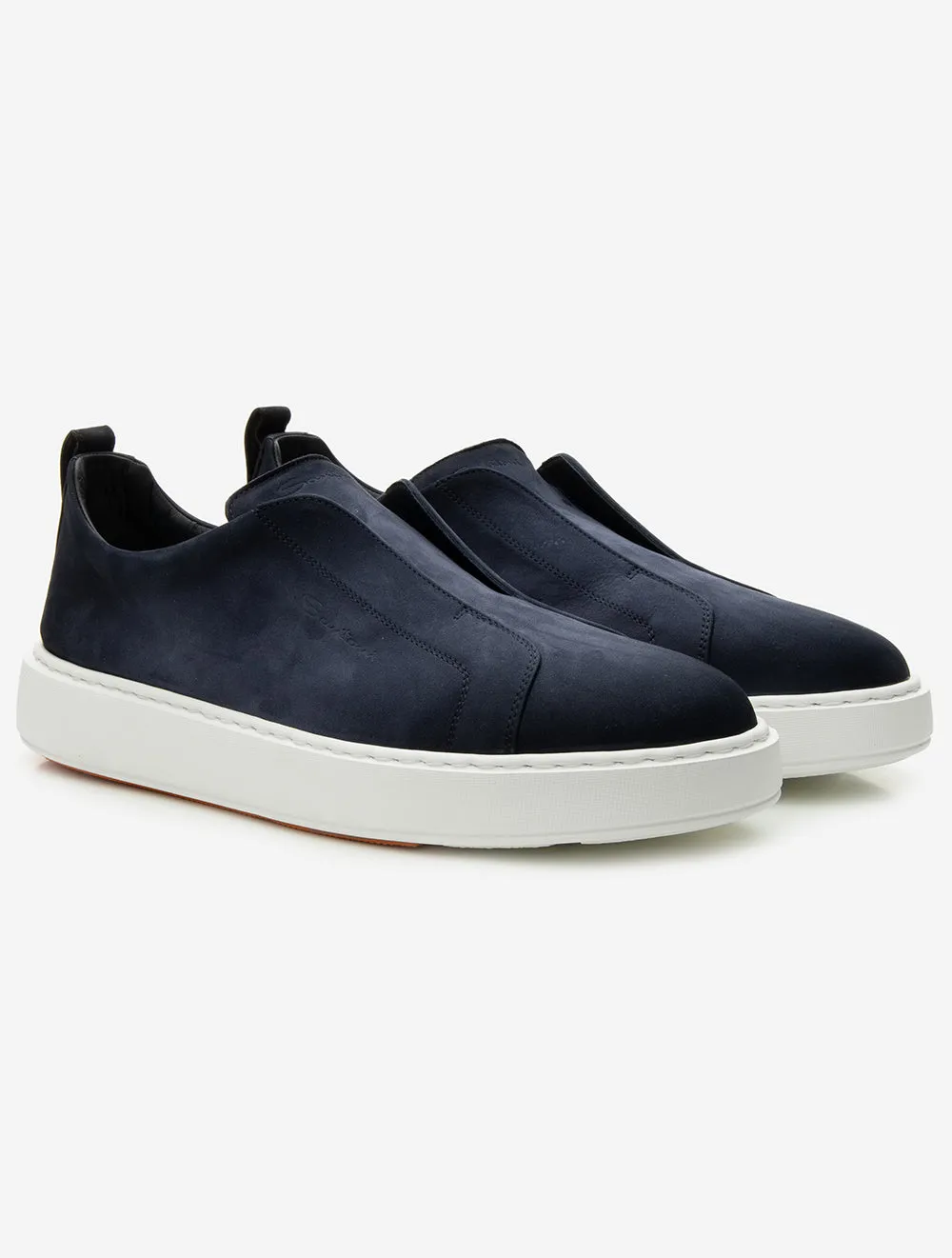 Suede Slip-On Sneaker Blue
