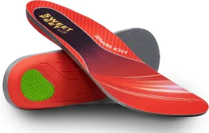 SweetFeet 2024 Orthotic Insoles Support for All-Day Comfort in Men & Women | Anti-Fatigue, Odor Control, Pain Relief | Ideal for Plantar Fasciitis, Flat Feet Inserts for Prolonged Standing